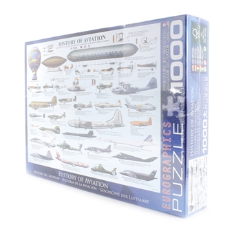 History of Aviation 1000pc jigsaw (26.5in x 19.25in)