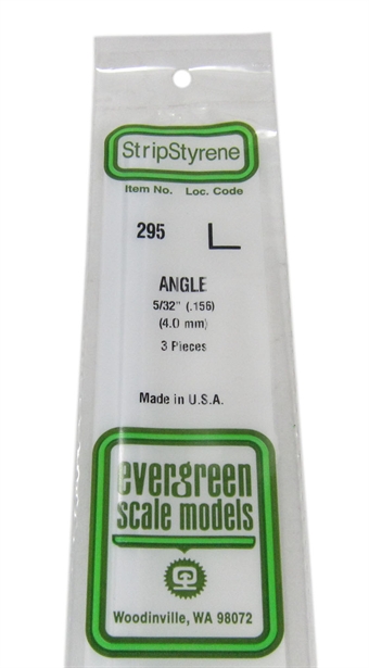 5/32" Right angle section 3 per pack