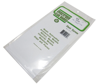 12" x 6" Sheets 0.030" thickness 2 per pack
