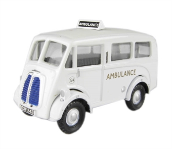 Morris J estate ambulance - white