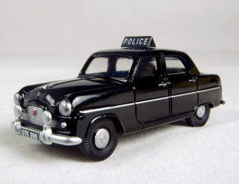 Ford Zephyr 6 Mk1 1950's police car in "Police" black livery