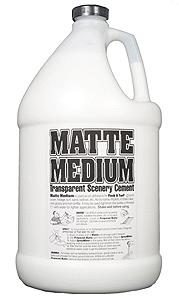 Concentrate Matte Medium Transparent Scenic Cement, 1 Gallon Bottle