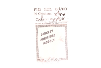 Chicken and Cockerel figures
