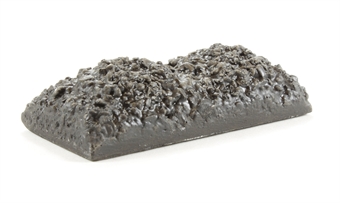 Wagon coal load (Hornby 4 plank) 56.5 x 26.5mm