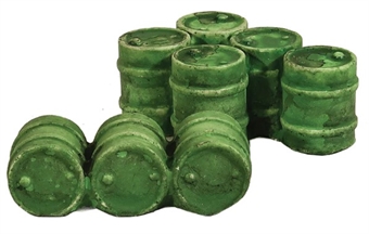 Pair of Oil drum groups (3 and 5) - green