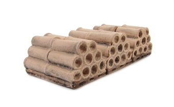 Terracotta Pipes on Pallet