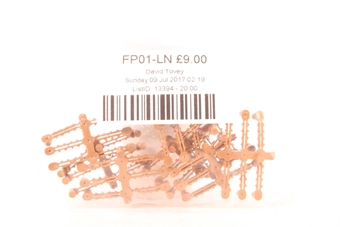 Locking Fishplate (4 bolt) - 7mm - Plastic