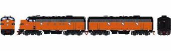 F7 EMD A/B 70C & 68C of the Milwaukee Road - digital sound fitted