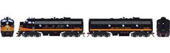 F7 EMD A/B 6015A & 6015B of the Northern Pacific - digital sound fitted