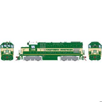 GP15-1 EMD 106 of the California Northern (Baby Wings) - digital sound fitted