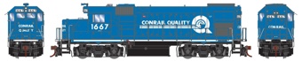 GP15-1 EMD 1667 of Conrail - digital sound fitted