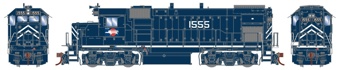 GP15-1 EMD 1555 of the Missouri Pacific - digital sound fitted 