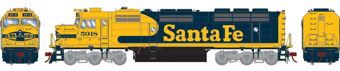 F45 EMD 5918 of the Santa Fe - digital sound fitted