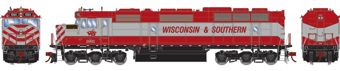 F45 EMD 1001 of the Wisconsin & Southern - digital sound fitted