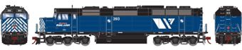 F45 EMD 393 of the Montana - digital sound fitted