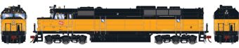 FP45 EMD 2 of the Milwaukee Road - digital sound fitted