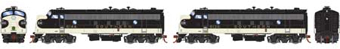 FP7A/FP7A EMD 6144A & 6139A of the Southern (Black) 