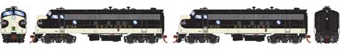 FP7A/FP7A EMD 6144A & 6139A of the Southern (Black) - digital sound fitted