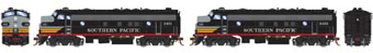 FP7A/FP7A EMD 6451 & 6459 of the Southern Pacific (Black Widow) - digital sound fitted