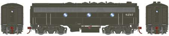 F7B EMD 8297 of the Southern Pacific (Gray) - digital sound fitted