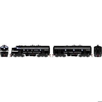 F7A/B EMD 1843 & 3465 of the New York Central - digital sound fitted