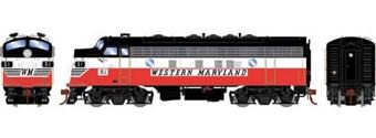 F3A EMD 51 of the Western Maryland - digital sound fitted