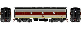 F7A EMD 7122 of the Erie Lackawanna - digital sound fitted