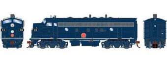 F7A EMD 916 of the Missouri Pacific - digital sound fitted