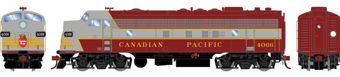 FP7A EMD 4066 of the Canadian Pacific - digital sound fitted