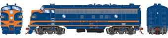 FP7 EMD 1604 of  the Chicago & Eastern Illinois - digital sound fitted