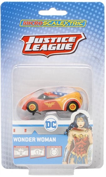 Micro Scalextric - Wonder Woman slot car