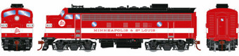 F7A EMD 413 of the Minneapolis and St. Louis (Freight) - digital sound fitted