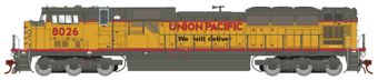 SD9043MAC EMD 8026 of the Union Pacific - digital sound fitted