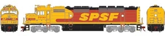 FP45 EMD 7990 of the Southern Pacific Santa Fe