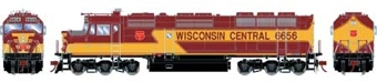 F45 EMD 6656 of the Wisconsin Central - digital sound fitted 