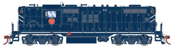 GP18 EMD 512 of the Missouri Pacific - digital sound fitted 