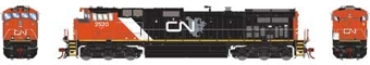 Dash 9-44CWL GE 2520 of the Canadian National