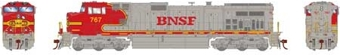 Dash 9-44CW GE 767 of the BNSF 
