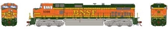 Dash 9-40C GE 5088 of the Burlington Northern Santa Fe - digital sound fitted