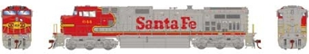 Dash 9-44CW GE 644 of the Santa Fe - digital sound fitted
