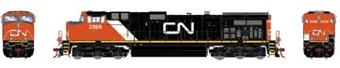 Dash 9-44CW GE 2588 of the Canadian National - digital sound fitted