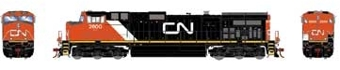 Dash 9-44CW GE 2600 of the Canadian National - digital sound fitted