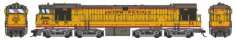 U50 GE 52 of the Union Pacific - digital sound fitted