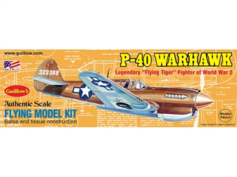 Curtiss P-40 Warhawk flying model kit
