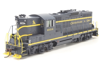 GP9 EMD 6034 of the Chesapeake & Ohio - digital fitted