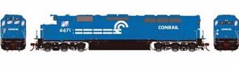 SDP45 EMD 6680 of Conrail