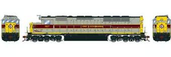 SDP45 EMD 3653 of the Erie Lackawanna 