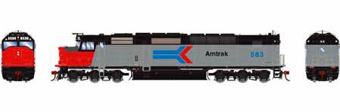 SDP40F EMD 583 of Amtrak - digital sound fitted