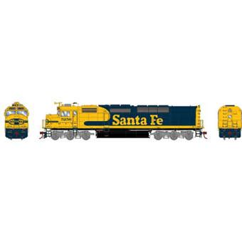 SDP40F EMD 5256 of the Santa Fe