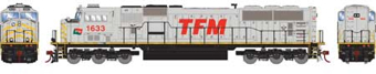 SD70MAC EMD 1633 of the Transportacion Ferroviaria Mexicana - digital sound fitted